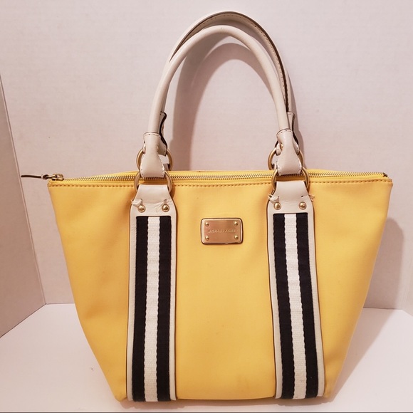 Michael Kors Handbags - Vintage Michael Kors Nautical Stripe Canvas Bag